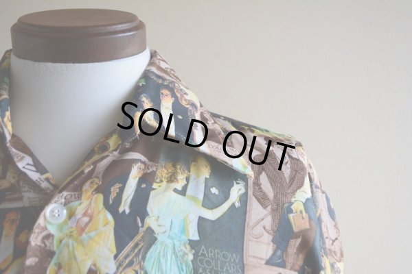 画像7: 1970s Arrow ポリエステルシャツ  表記M