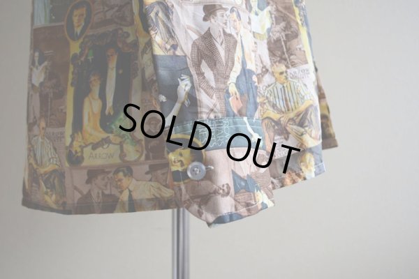 画像10: 1970s Arrow ポリエステルシャツ  表記M