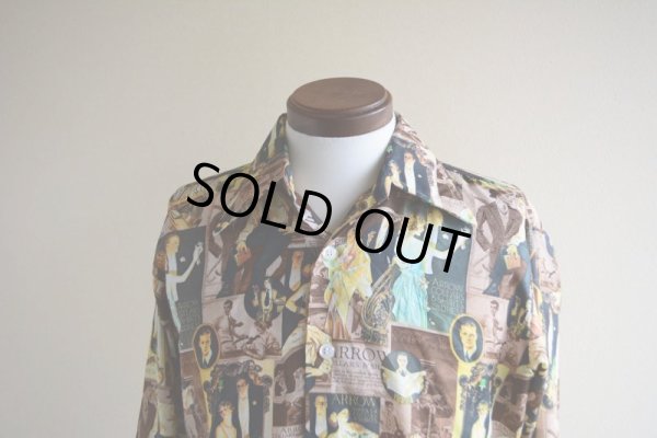 画像6: 1970s Arrow ポリエステルシャツ  表記M