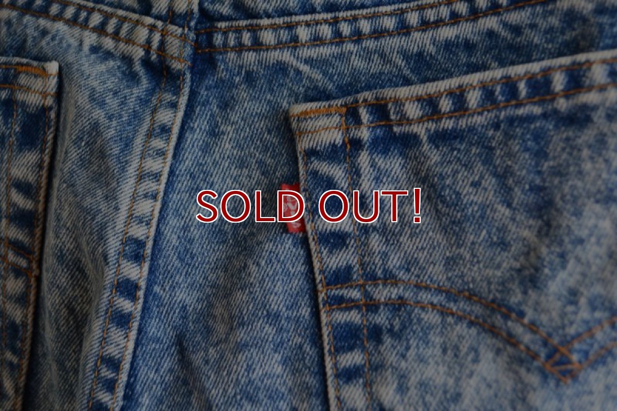 画像12: 1990s Levi's 506-0209 ケミカルデニム　 MADE IN USA　 表記W32 L34  (12)