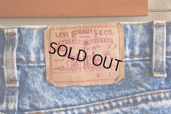 画像5: 1990s Levi's 506-0209 ケミカルデニム　 MADE IN USA　 表記W32 L34 