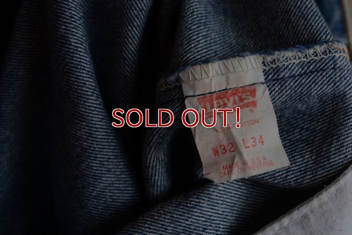 画像6: 1990s Levi's 506-0209 ケミカルデニム　 MADE IN USA　 表記W32 L34  (6)