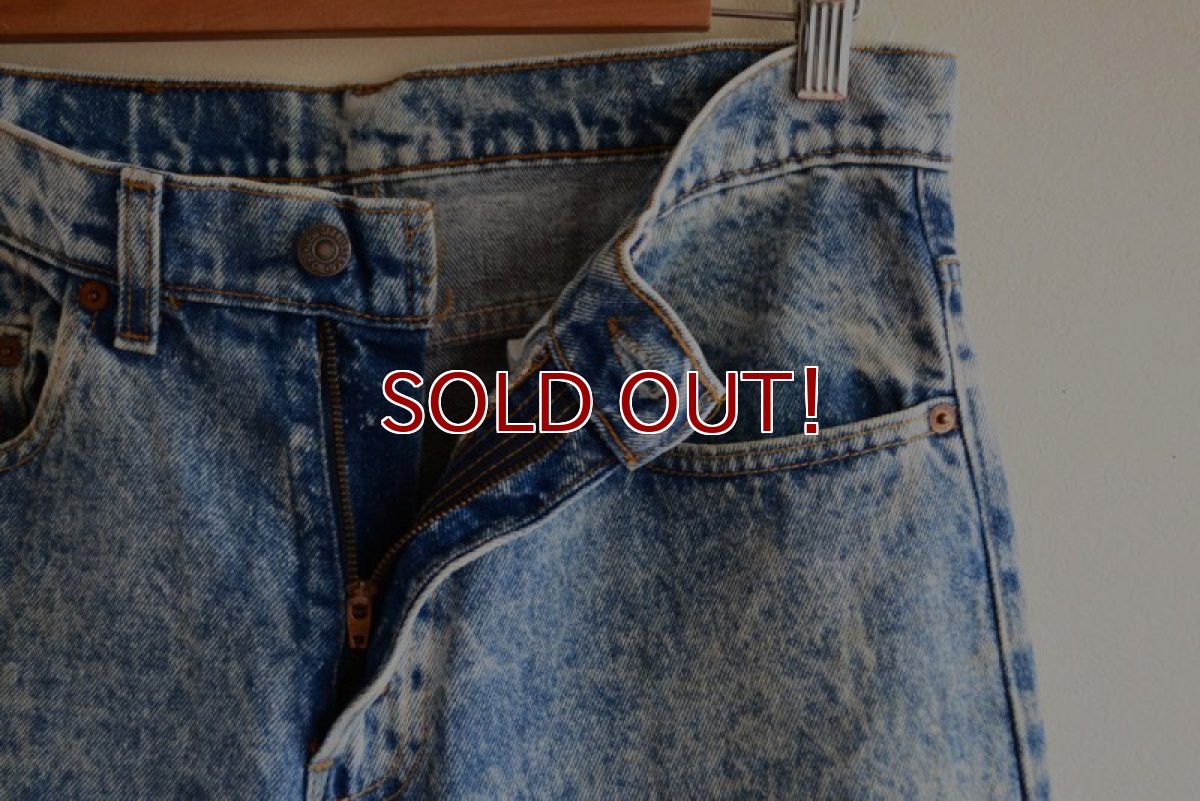 画像9: 1990s Levi's 506-0209 ケミカルデニム　 MADE IN USA　 表記W32 L34  (9)