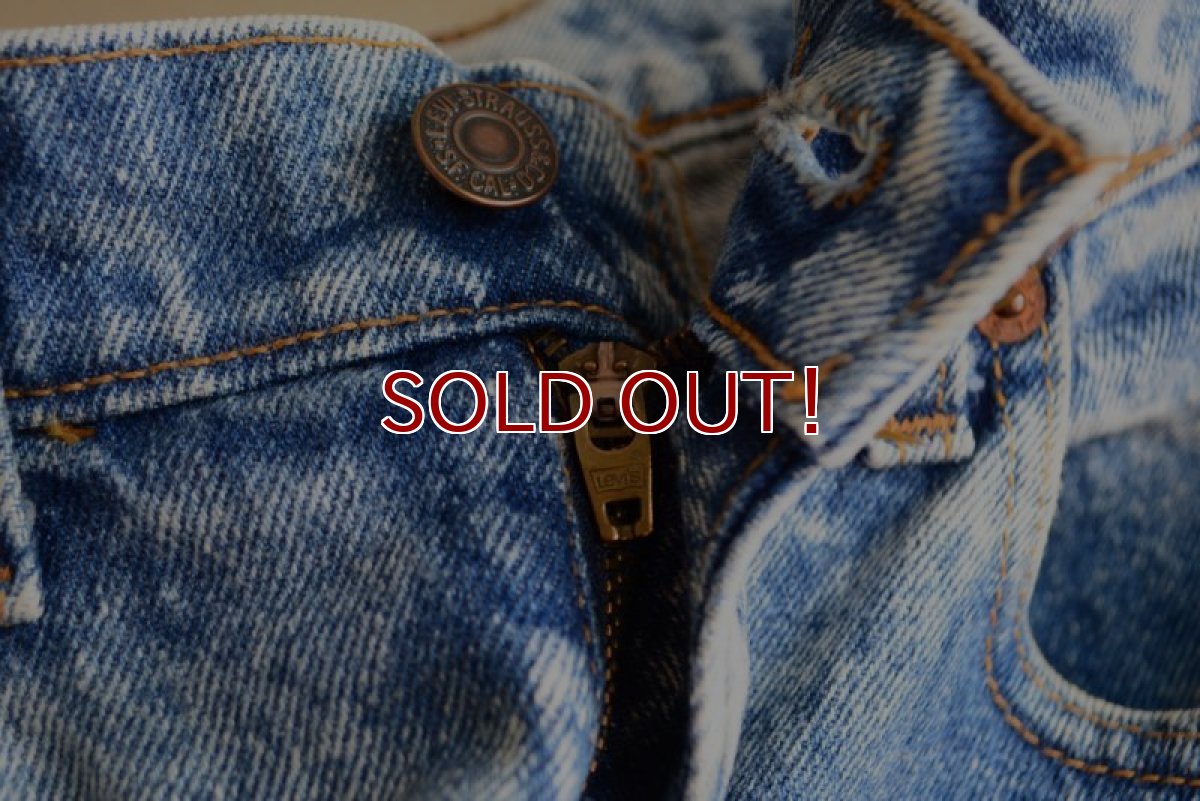 画像10: 1990s Levi's 506-0209 ケミカルデニム　 MADE IN USA　 表記W32 L34  (10)