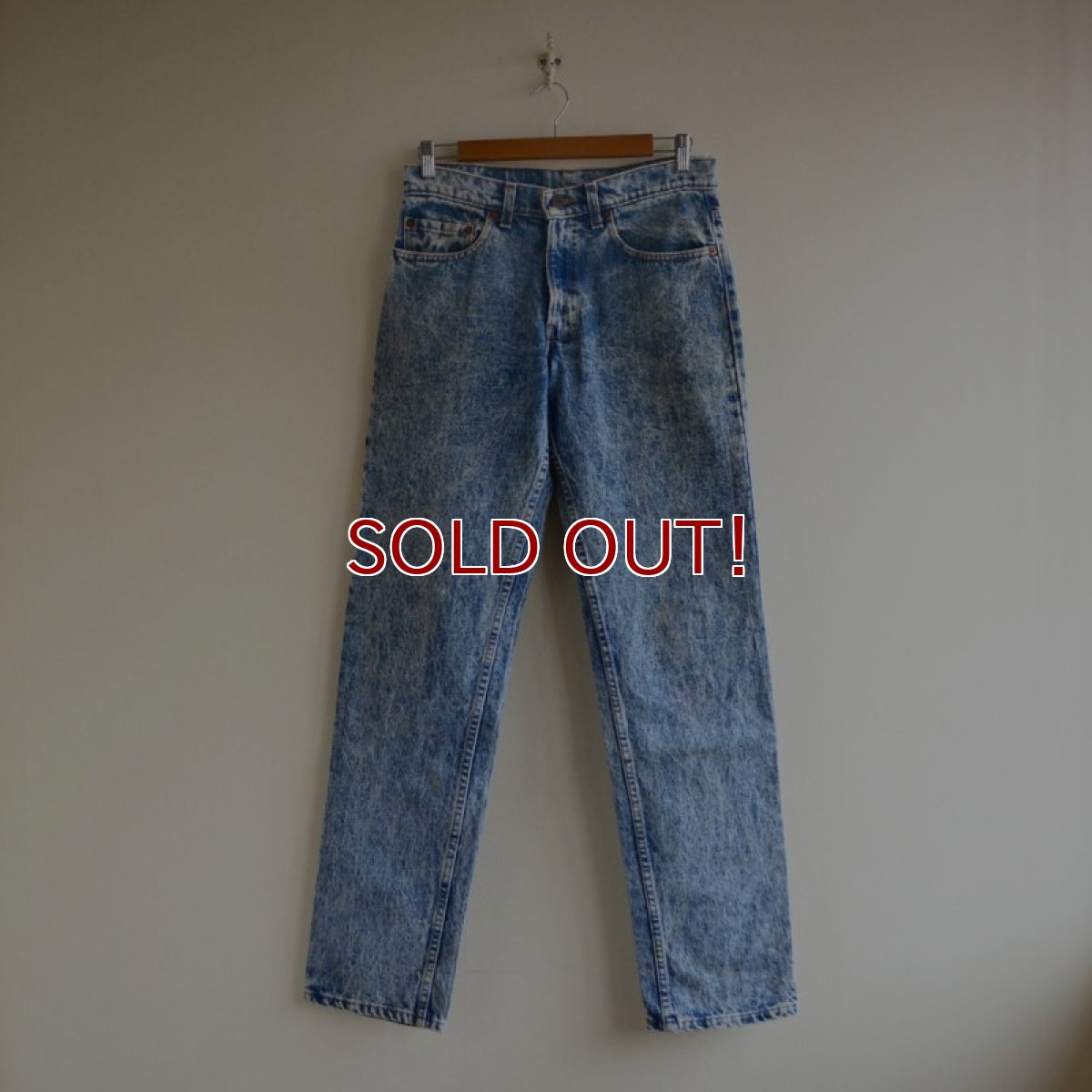 画像1: 1990s Levi's 506-0209 ケミカルデニム　 MADE IN USA　 表記W32 L34  (1)
