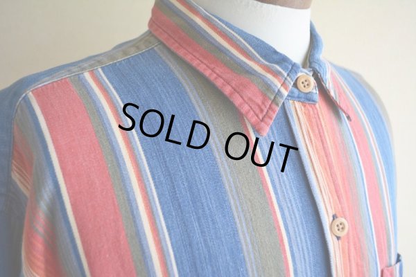 画像7: 1990s GAP ストライプシャツ  表記WOMAN'S L