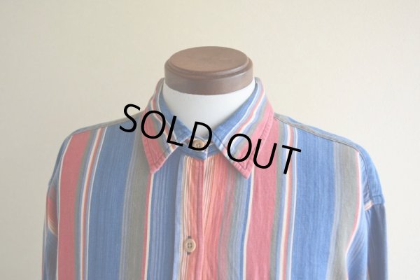 画像6: 1990s GAP ストライプシャツ  表記WOMAN'S L