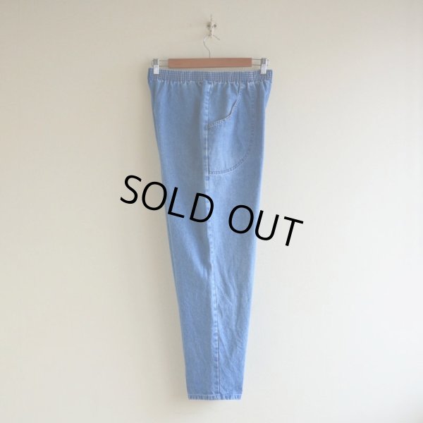 画像3: デニムイージーパンツ  実寸W72〜82cm