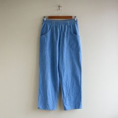 画像1: デニムイージーパンツ　 実寸W66〜76cm  (1)