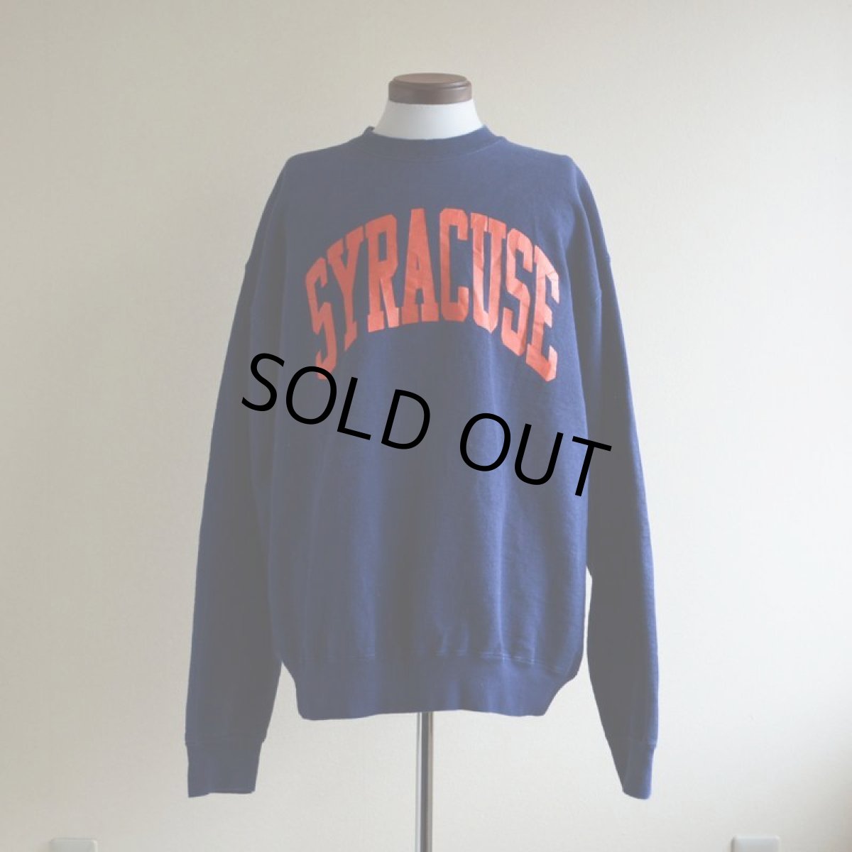 画像1: 1990s〜 SYRACUSE カレッジスウェット　 表記XL  (1)