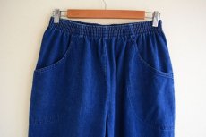 画像6: デニムイージーパンツ　 実寸W70〜80cm  (6)