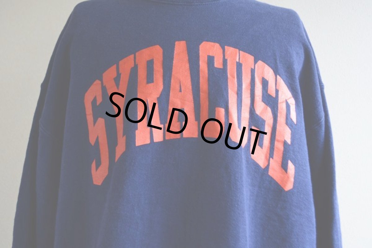 画像7: 1990s〜 SYRACUSE カレッジスウェット　 表記XL  (7)