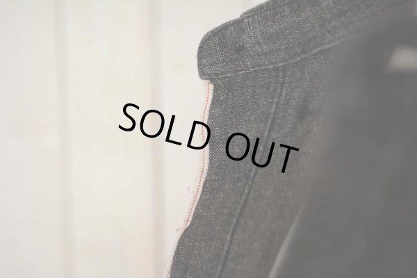 画像7: WELCOME STRANGER ブラックシャンブレー BDシャツ　 COTTON×LINEN　 表記M 