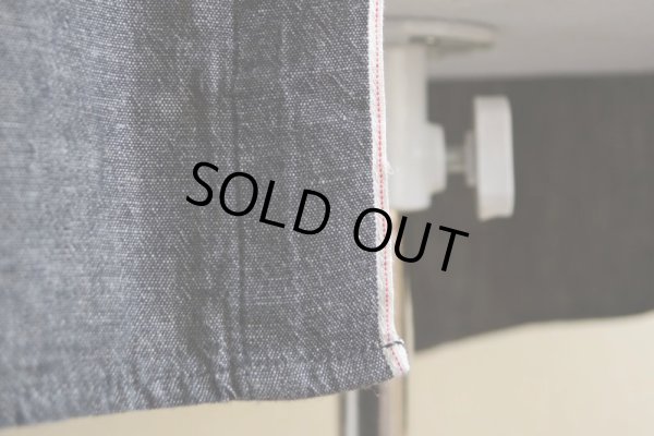 画像12: WELCOME STRANGER ブラックシャンブレー BDシャツ　 COTTON×LINEN　 表記M 