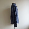 画像2: WELCOME STRANGER ブラックシャンブレー BDシャツ　<br>COTTON×LINEN　<br>表記M<br> (2)