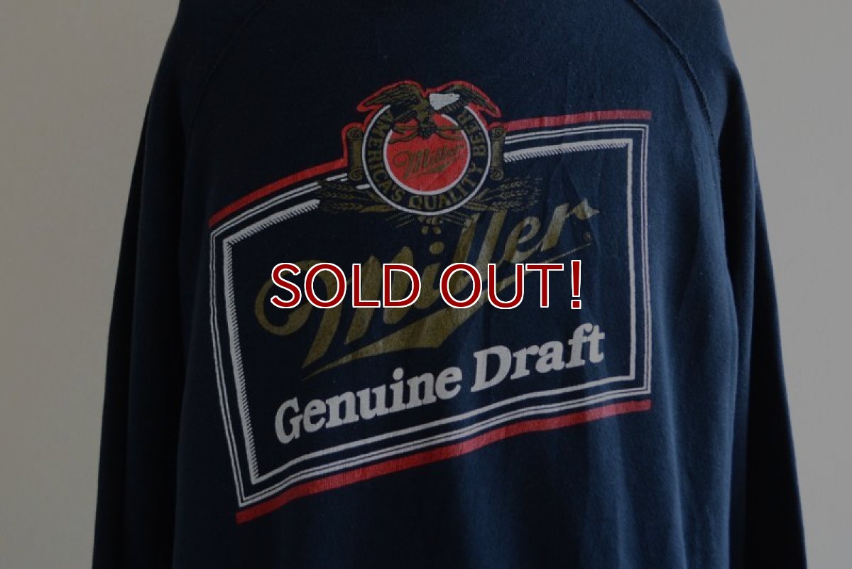 画像7: 1980s Miller Genuine Draft プリントスウェット　 表記XL  (7)