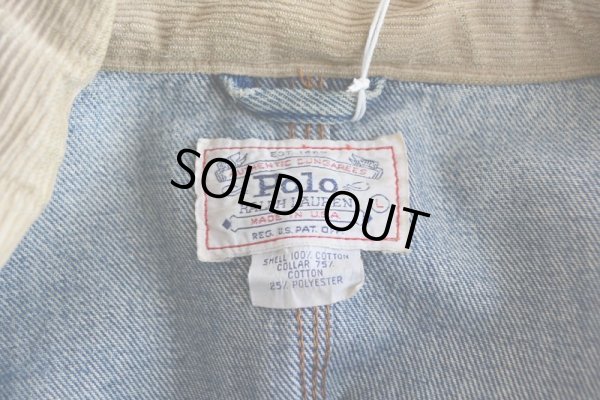 画像5: 1980s POLO RALPH LAUREN デニムジャケット  MADE IN USA  表記L