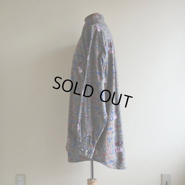 画像4: 1990s IMPACT コットン総柄シャツ　 表記XL 