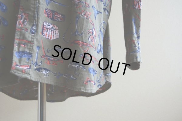 画像8: 1990s IMPACT コットン総柄シャツ　 表記XL 