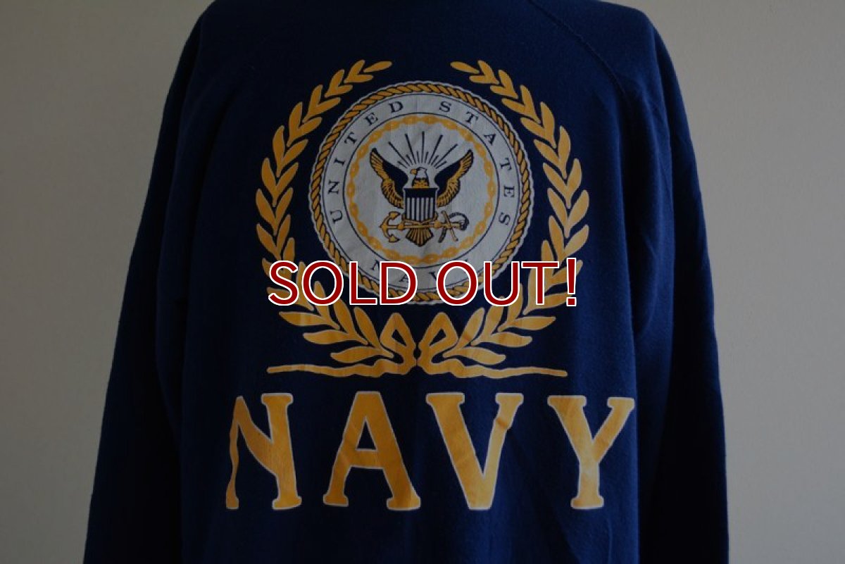 画像7: 1980s ARTEX US.NAVY プリントスウェット　 表記L  (7)