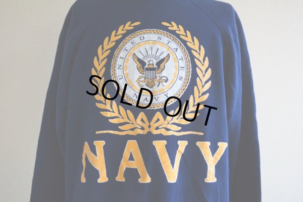 画像7: 1980s ARTEX US.NAVY プリントスウェット　 表記L 