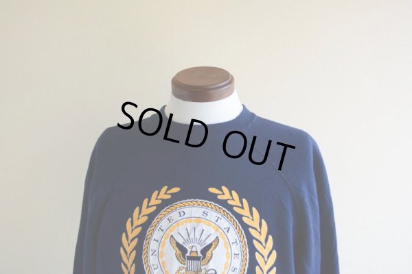 画像6: 1980s ARTEX US.NAVY プリントスウェット　 表記L 