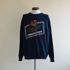 画像1: 1980s Miller Genuine Draft プリントスウェット　 表記XL  (1)