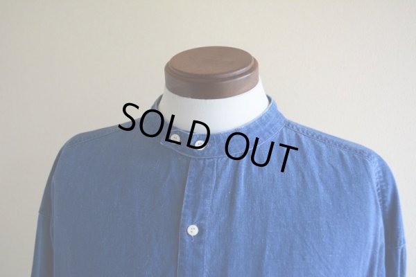 画像7: 1990s GAP インディゴバンドカラーシャツ  表記L