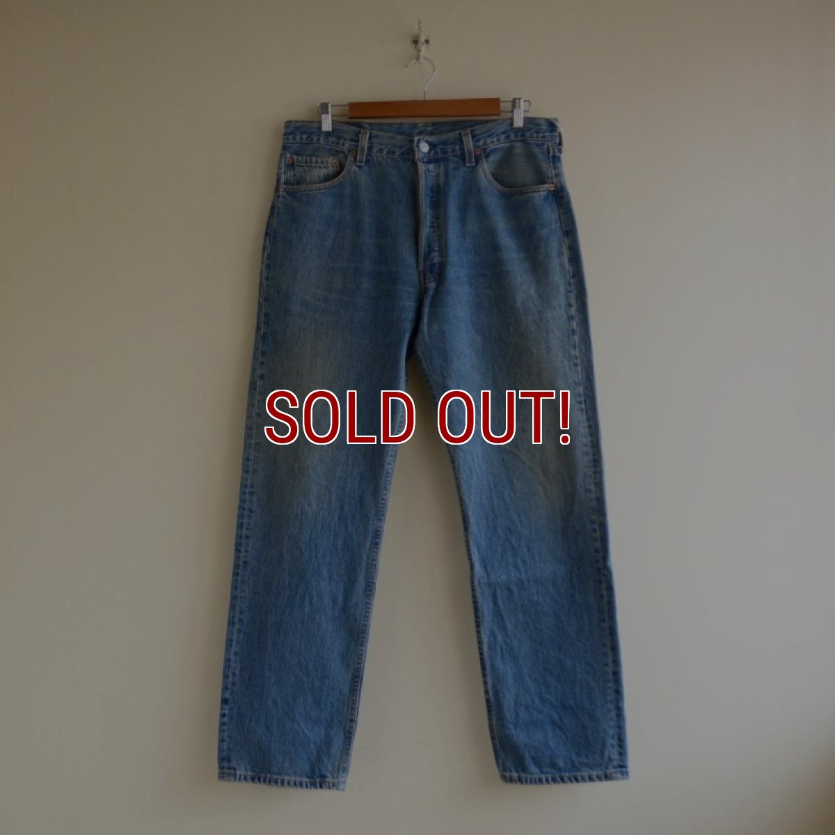 画像1: 1990s Levi's 501　 MADE IN USA　 表記W36 L32  (1)