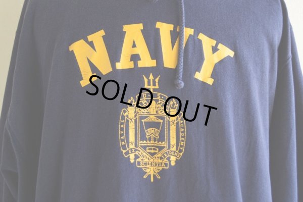 画像7: 1990s〜 MV SPORT PRO-WEAVE US.NAVYロゴ リバースウィーブパーカー　 表記XL 