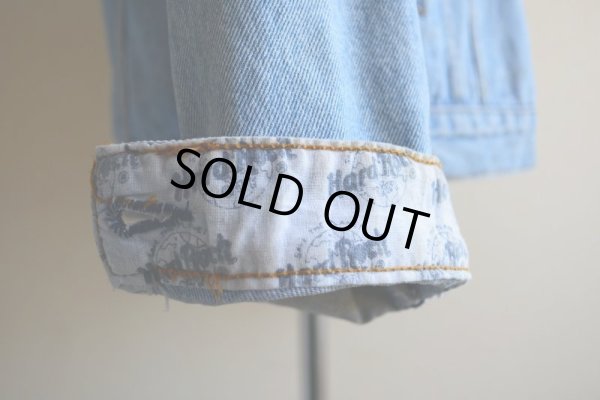 画像13: 1990s Hard Rock CAFE デニムジャケット  表記M