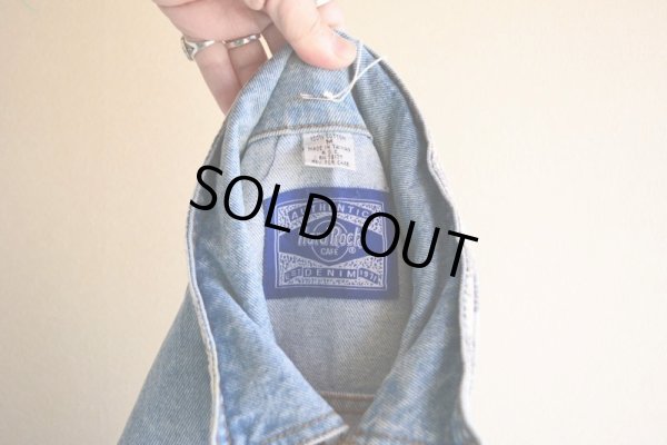 画像5: 1990s Hard Rock CAFE デニムジャケット  表記M