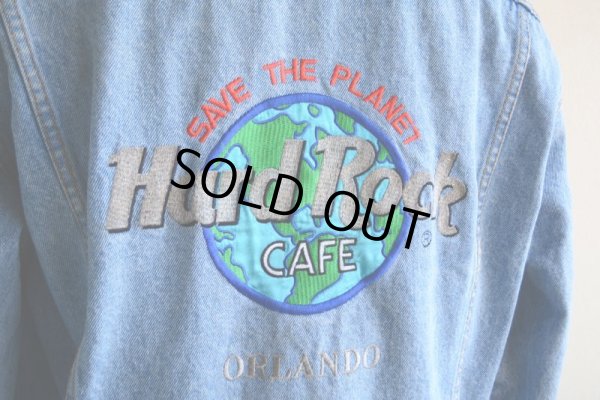 画像9: 1990s Hard Rock CAFE デニムジャケット  表記M