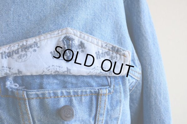 画像8: 1990s Hard Rock CAFE デニムジャケット  表記M