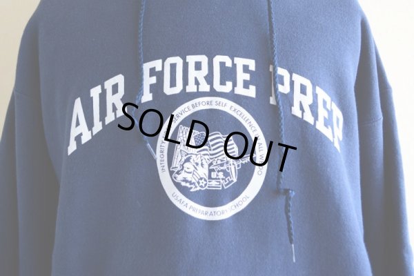 画像7: 1990s The Cotton Exchange US.AIR FORCEロゴ リバースウィーブパーカー　 表記XL 