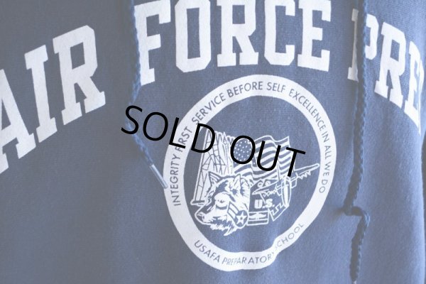 画像8: 1990s The Cotton Exchange US.AIR FORCEロゴ リバースウィーブパーカー　 表記XL 