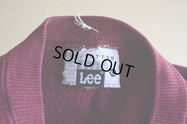 画像5: 1990s Lee CROSS GRAIN リバースウィーブスウェット  バックプリントあり  表記XL