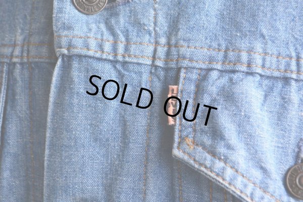 画像8: 1970s LEVI'S 70505-2415 シャンブレーGジャン　 オレンジタブビッグE　 表記M 