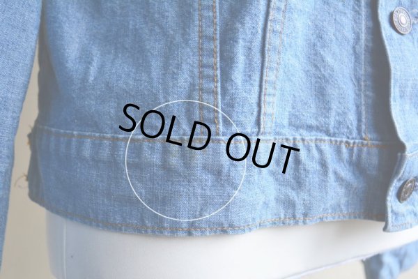 画像14: 1970s LEVI'S 70505-2415 シャンブレーGジャン　 オレンジタブビッグE　 表記M 