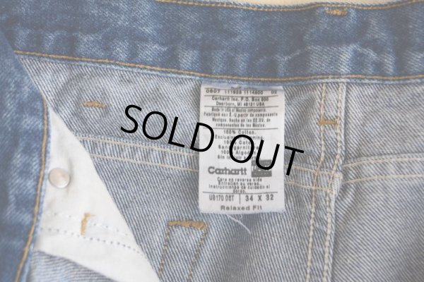 画像4: 1990s Carhartt デニムパンツ　 表記34×32 