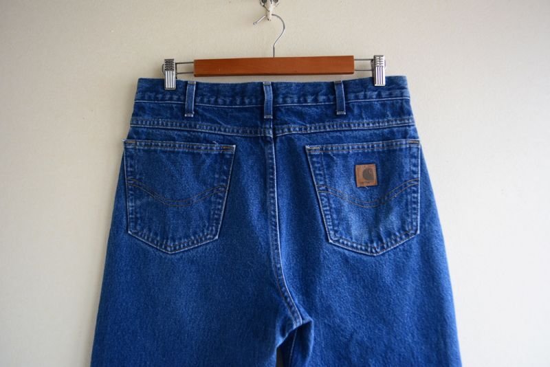1990s Carhartt デニムパンツ 表記34×32 - 古着屋HamburgCafe