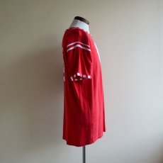 画像2: 1960s POST ナンバリングレーヨンTシャツ　 表記XL  (2)