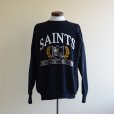 画像1: 1980s〜 NEW ORLEANS SAINTS プリントスウェット　<br>表記L<br> (1)