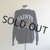 1980s〜 NEW ORLEANS SAINTS プリントスウェット　 表記L 