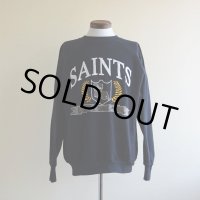 1980s〜 NEW ORLEANS SAINTS プリントスウェット　 表記L 