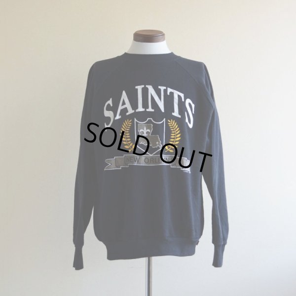 画像1: 1980s〜 NEW ORLEANS SAINTS プリントスウェット　 表記L 