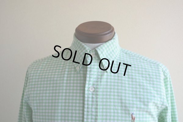 画像6: RalphLauren ボタンダウンシャツ　 ギンガムチェック　 表記S 