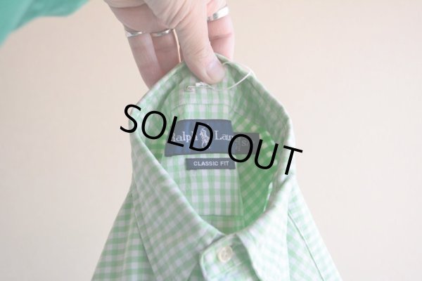 画像5: RalphLauren ボタンダウンシャツ　 ギンガムチェック　 表記S 