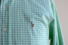 画像7: RalphLauren ボタンダウンシャツ　 ギンガムチェック　 表記S  (7)