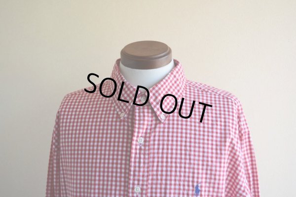 画像6: RalphLauren ボタンダウンシャツ　 ギンガムチェック　 表記XXL 